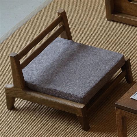 Amazon.com: NABOOJ Japanese Floor Seat, Wood Meditation Chair for ...