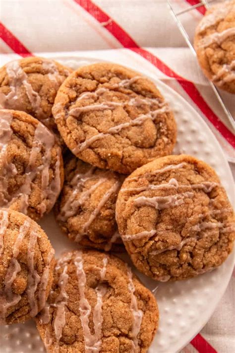 Iced Ginger Cookies - Cast Iron Skillet Cooking