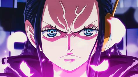 Nico Robin Fierce Gaze – HD One Piece Anime Wallpaper