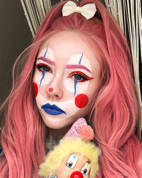 Simple Clown Makeup Ideas - Festival Makeup Inspiration