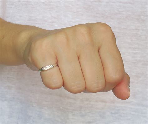 Pinky Ring Woman Sterling Silver 925 - Etsy