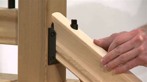 How to Install a Rail Simple Traditional Stair Railing Kit - YouTube