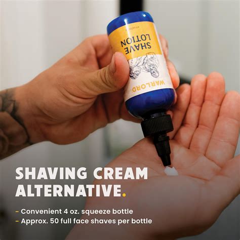 Snapklik.com : Warlord Shave Lotion Silky Smooth Razor Glide, Whisker ...