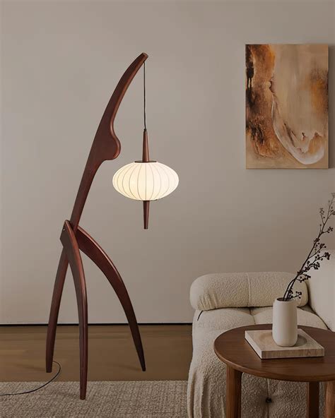 Mante Religieuse Floor Lamp | Wood floor lamp, Wooden floor lamps ...