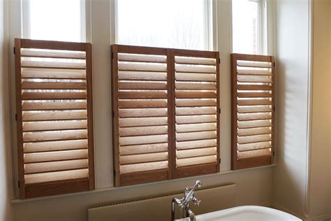 Half Window Plantation Shutters