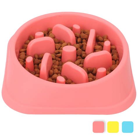 Pet dog bowl slow feeder anti-asphyxiation slow fe... - Vicedeal