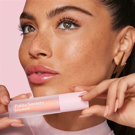 Polite Society B.I.G. Mouth Lip Plumping Oil Gloss - The O.G. (0.18 oz ...