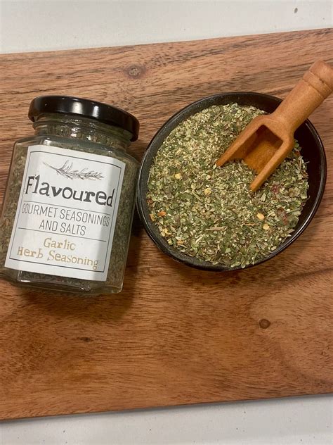 Garlic Herb Seasoning Blend for Chicken & Veggies - Flavoured Gourmet ...