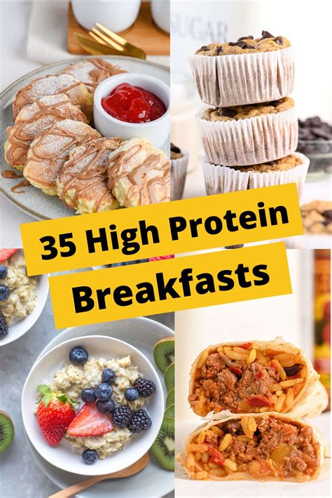 35 High Protein Breakfastss that are Quick & Easy to Make