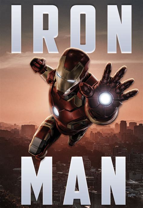 Stunning Iron Man Movie Poster Design Ideas in 2025 | Iron man movie ...