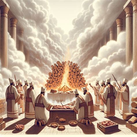 Leviticus 3:5 Artwork | Bible Art