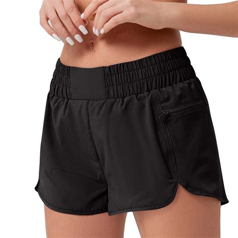 AXXD Black Dress Shorts for Women Casual Summer High Waisted Solid ...