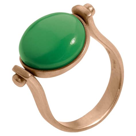 Roman Style Reversible Black Jade Yellow 18 Karat Gold Made in Italy ...