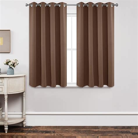 Joydeco Blackout Curtains 54 Inch Length 2 Panels Set, Thermal ...