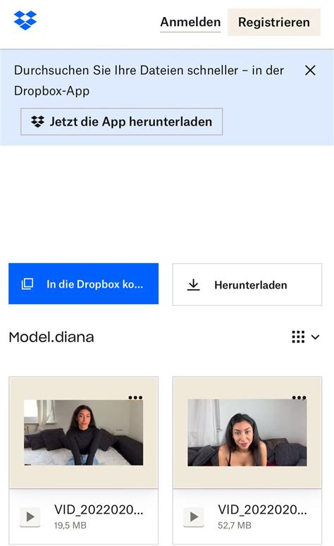 Model Diana Dropbox meldet euch dm für fairen Preis : r/ModelDianaNudes1