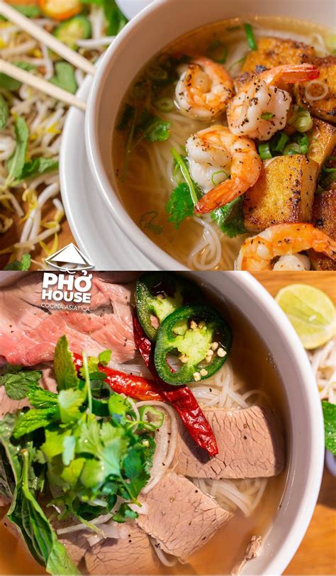 Menu at Pho House restaurant, Mexicali, Boulevar Benito Juárez 2253