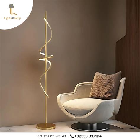 SPIRAL FLOOR LAMP – Lights n Lamp
