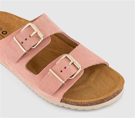 OFFICE Seville Double Buckle Sandals Light Pink - Women's Sandals