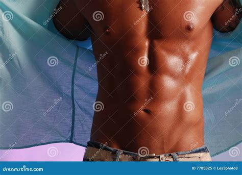Buff guy blue shirt stock image. Image of erotic, cloth - 7785825