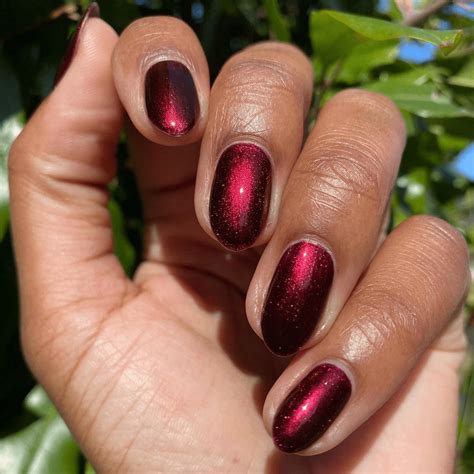 10 Dark Red Nail Ideas for a Moody Manicure