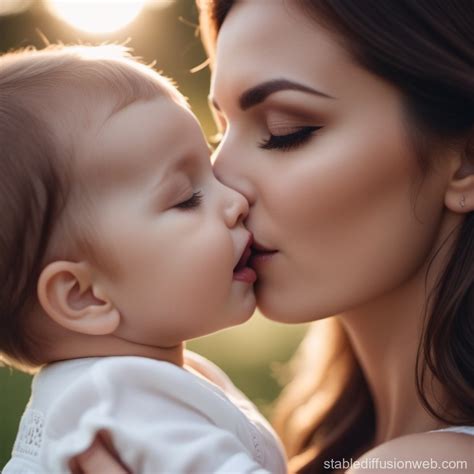 a mother kiss her child Prompts | Stable Diffusion en línea