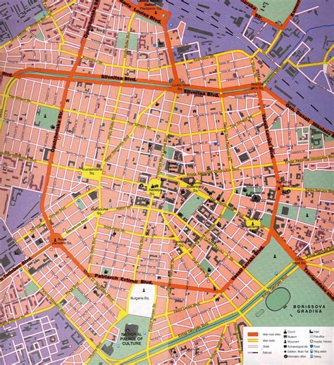 Map Of Sofia, Bulgaria, Sofia, Bulgaria, Sofia Metro, Sofia Streets | Longitude PR - Maps of ...