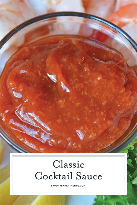 Homemade Cocktail Sauce | Recipe | Cocktail sauce recipe, Cocktail ...