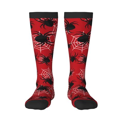Pofeuu A Web With A Spider 1 Print Stockings, Adult Running Hiking Socks for Youth and Adult ...