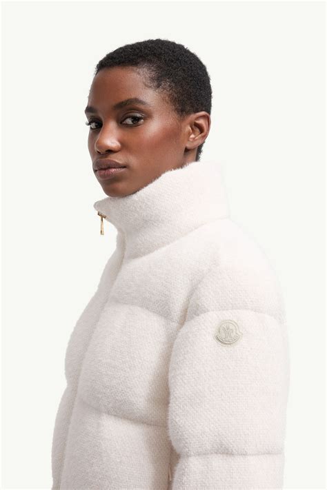 White Ivory Mornas Short Down Jacket - Short Down Jackets for Women ...