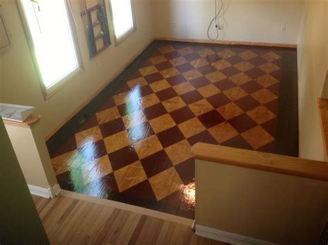 Painted Plywood Floor Designs