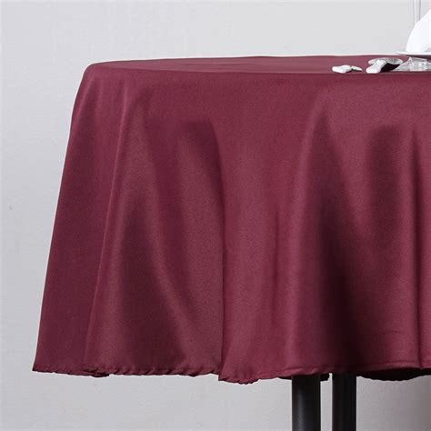 90" Round Polyester Tablecloth Wedding Party Table Linens Supply | eBay