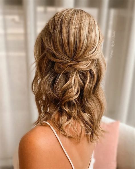 Shoulder Length Wedding Hairstyles