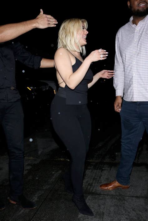 Bebe Rexha – Hot Braless Boobs and Big Ass at Delilah Nightclub in West ...