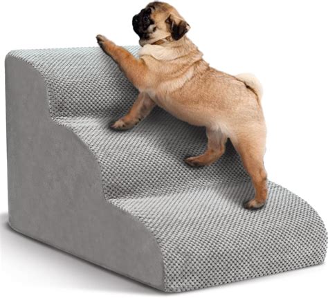 Amazon.com : Dog Stairs for Small Dogs, High Density Foam Dog Ramp for ...