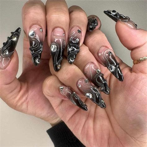 14 Goth Nail Ideas To Embrace Your Dark Side