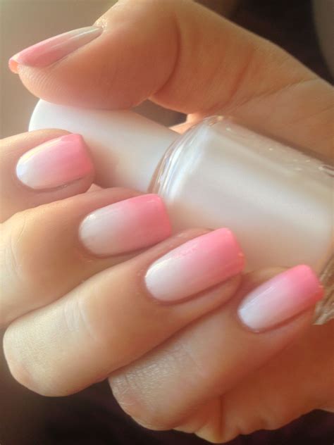 Pink gradient nails | Pink ombre nails, Ombre nail colors, Ombre nail ...