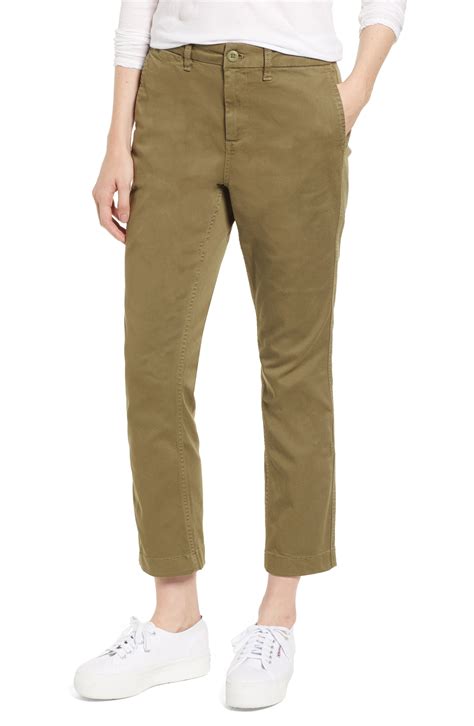 J.Crew High Rise Slim Boy Chino Pants, $79 | Nordstrom | Lookastic