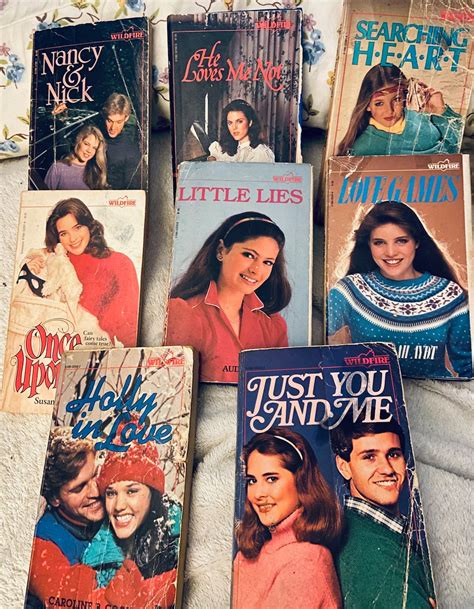 Set of 8 Vintage 1980s Teen Romance Novels / Books, Young Adult YA ...