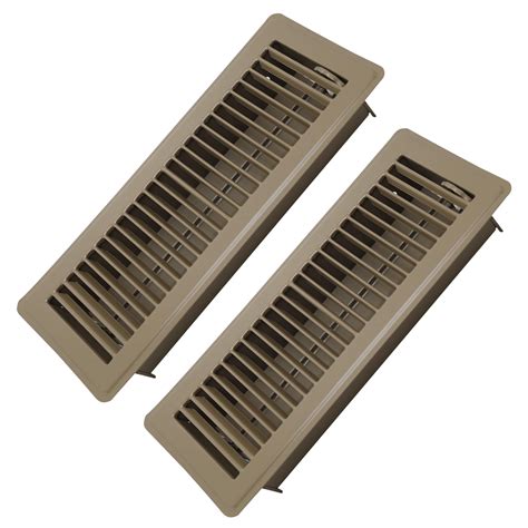 Howeall 4" x 12" Floor Register 2 Pack - Heavy Duty Steel Walkable ...