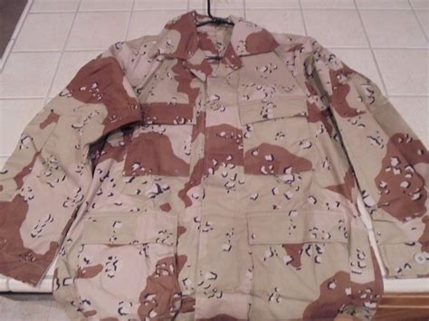 Vintage Military Surplus Desert Chocolate Chip Camouflage DBDU's ...