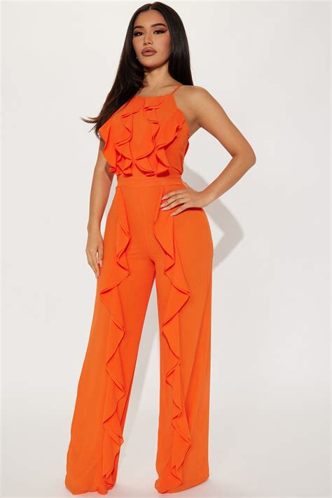 Isadora Jumpsuit - Orange | Fashion Nova