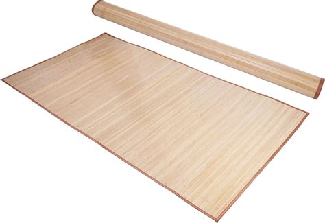 Amazon.com: Qriocio A5' x 8' Bamboo Area Rug - Durable Roll-up Floor ...