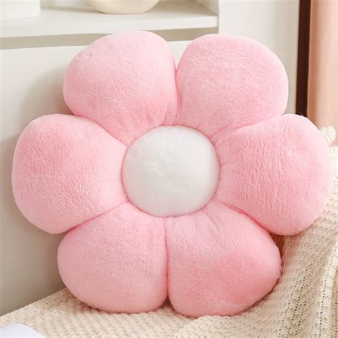 Amazon.com: Reginary 4 Pcs Flower Floor Pillows Cute Plush Flower Throw ...