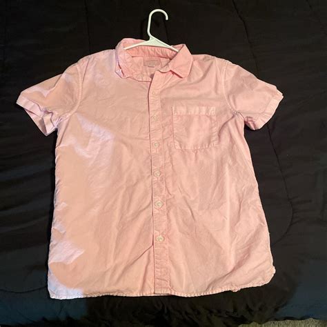American Eagle Pink Polo Size - Medium Message With... - Depop