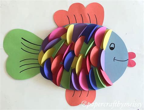 Rainbow Fish Craft for Kids | Fish crafts, Rainbow fish crafts, Rainbow ...