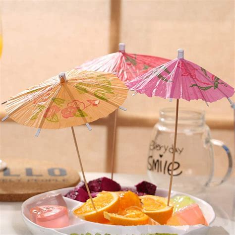 50pcs Paper Drink Cocktail Parasols Umbrellas Luau... – Vicedeal