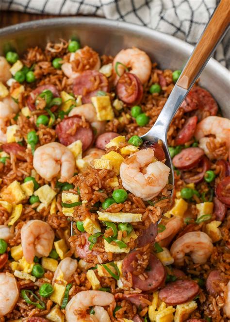Shrimp And Sausage Rice Casserole