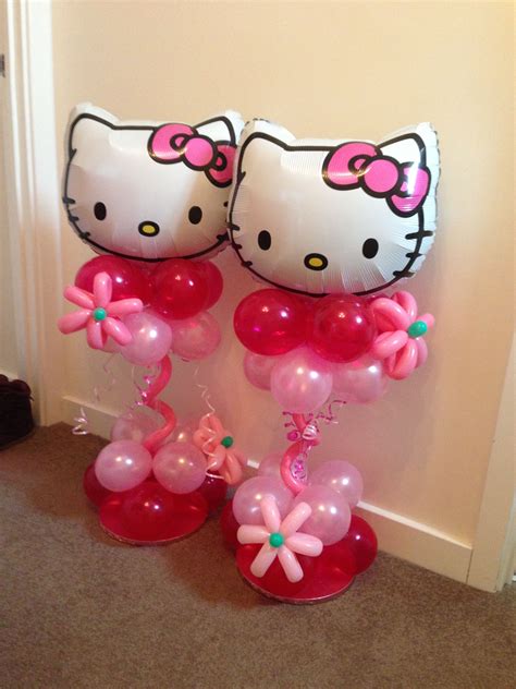 Pin by Bonnie Fisher on Balloon Ideas | Hello kitty decorations, Hello ...