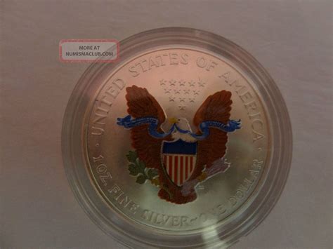 2000 Walking Liberty Painted Silver Dollar