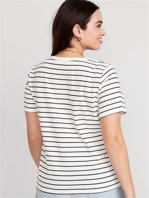EveryWear Striped Slub-Knit T-Shirt for Women | Old Navy